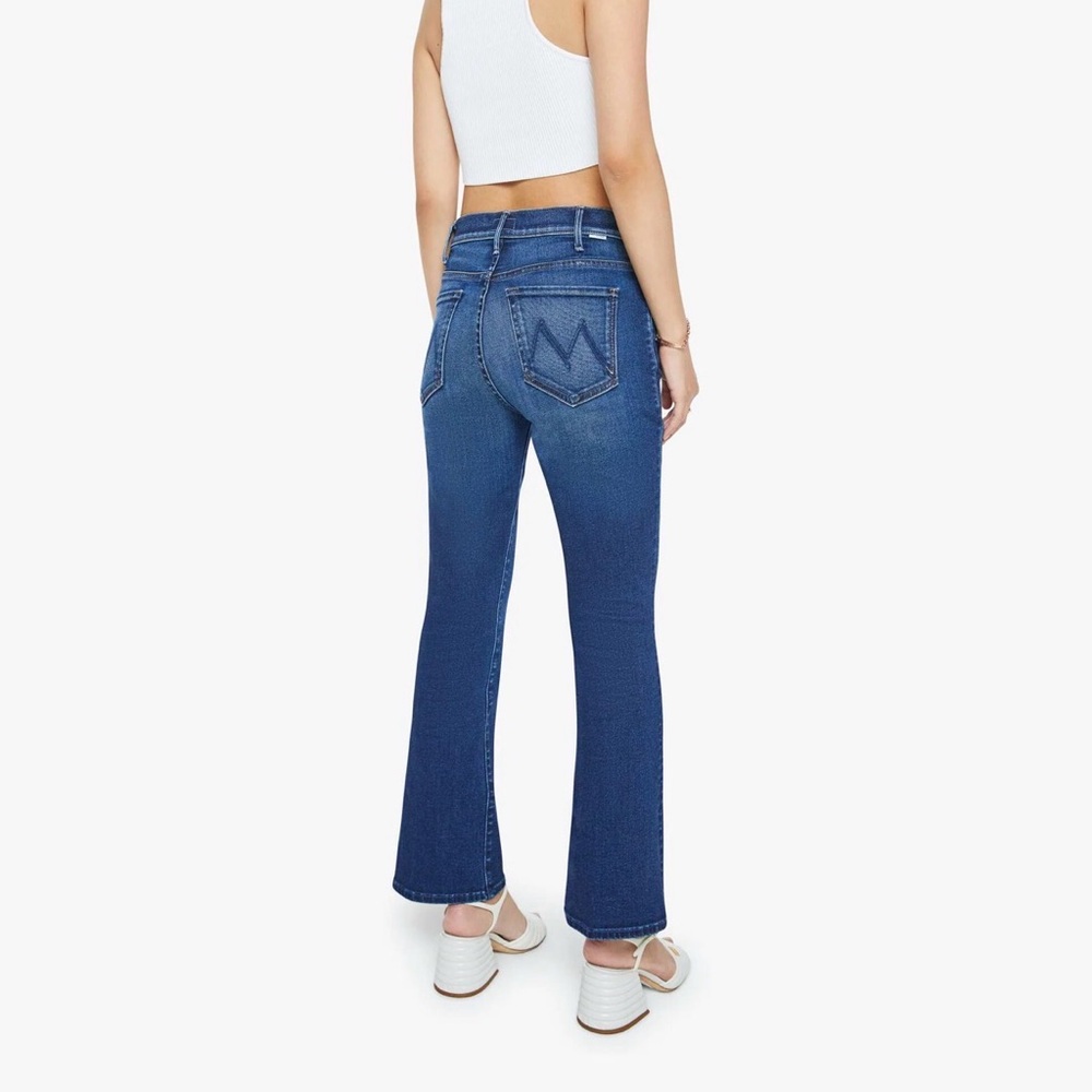 MOTHER Women's Boot Cut Jeans in Classic Blue